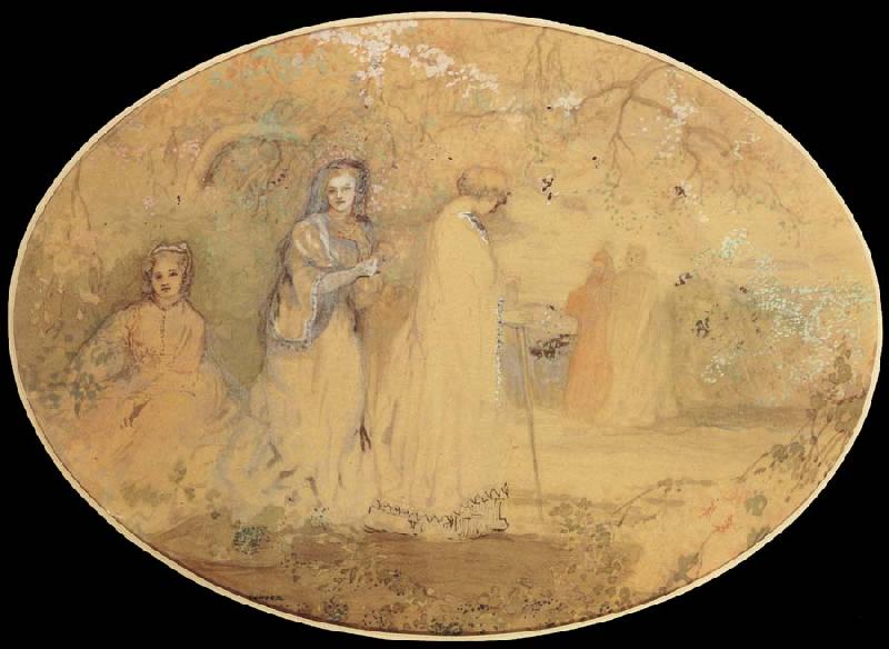 Charles conder The Meeting Sweden oil painting art
